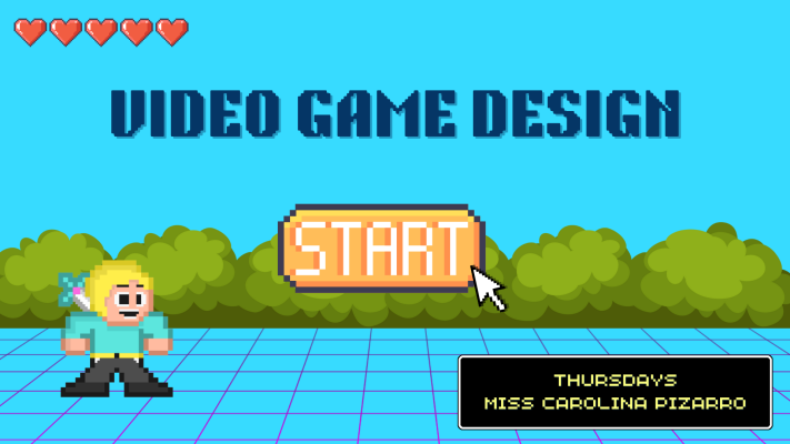 Light Blue Retro Gamming Channel Youtube Intro - Carolina Pizarro Black