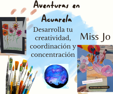 Miss Jo Taller Acuarela - Joanne Dunn Garcia