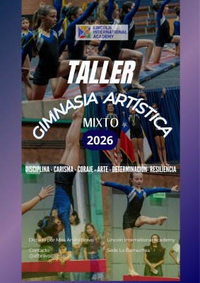 poster gimnasia 2026 - Anahí Bravo